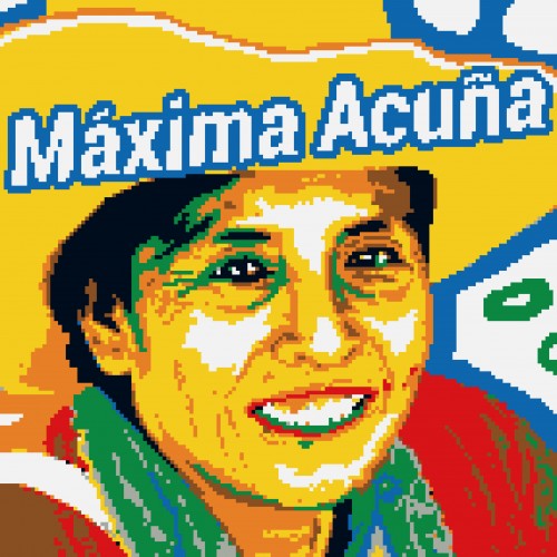 Peru: Máxima Acuña não vai desistir. Camponesa do norte do Peru, ela enfrentou ataques violentos da polícia local por se recusar a deixar a terra onde vive com sua família.