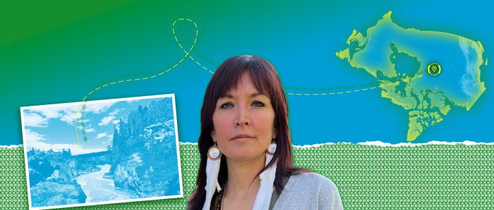 Membros da Nação Wet’suwet’en protestando contra o gasoduto